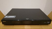 【ジャンク】シャープブルーレイレコーダーBD-HDS63◆汎用リモコンJVC/RM-A633付属◆電源コード欠品_画像1