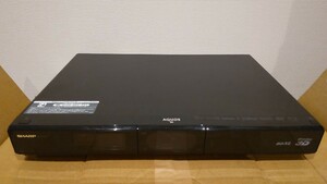 【ジャンク】シャープブルーレイレコーダーBD-HDS63◆汎用リモコンJVC/RM-A633付属◆電源コード欠品