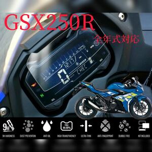 スズキ　GSX250R 全年式対応　メーター　保護シート　プロテクション　液晶保護　パネル　１枚　送料込み