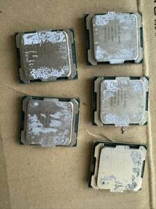 5 piece set Intel Xeon E5-1607 v4 SR2PH 4C 3.1GHz