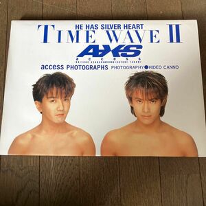 ☆家族みんなで断捨離中☆【古本】Time wave 2　access　写真集　浅倉大介　貴水博之