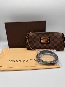 ★ LOUIS VUITTON / ルイヴィトン ダミエ エヴァ SD2113 ショルダーバッグ ハンドバッグ ポーチ 2way 袋 箱付き ブランド 中古品 0120HA