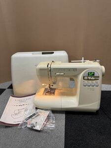 ★ JANOME ジャノメ ミシン poete CP-300 MODEL 843型 コンピュータミシン ハンドクラフト 手工芸 通電確認済み ジャンク出品 0207A