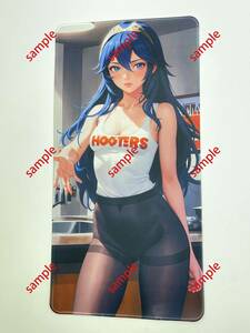 【1円スタート】プレイマット　制服 美少女 コスプレ 女子学生 ビキニ 巨乳　同人　Hooters Lucina　ＤＣ026