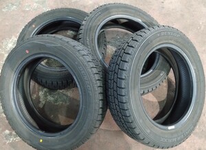 中古　155/65R14 ダンロップ WINTER MAXX02 タイヤのみ4本セット 21年製造　センター残6ミリ以上