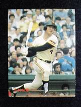 昭和レトロ 1987年 カルビー プロ野球 スナックカード巨人 吉村禎章 野球カード ベースボールガード (8)_画像1
