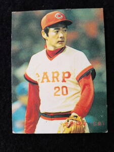 昭和レトロ 1987年 カルビー プロ野球 スナックカード 広島 北別府学 野球カード ベースボールガード (59)