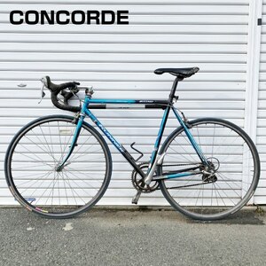 【輸入品】 CONCORDE ヴィンテージ自転車 ブルー ロードバイク ドロップハンドル ヨーロッパ直輸入 c03