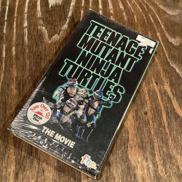 タートルズ 海外版 VHS 90年 NINJA TURTLES シュリンク付き ビデオテープ 当時物