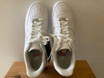 新品未使用☆国内正規品☆26.5cm☆シュプリーム ナイキ エアフォース1白☆Supreme Nike Air Force1 White☆CU9225-100☆2020年3月_画像6