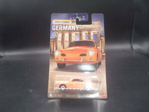 マッチボックス 1962 VOLKSWAGEN KARMANN GHIA オレンジ MATCHBOX フォルクスワーゲン カルマンギア GERMANY ジャーマニー