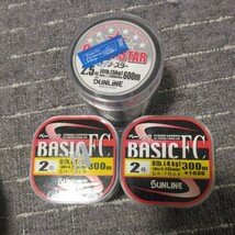 BASIC ベーシック サンライン SUNLINE フロロ ライン 糸 フロロカーボン QUEEN STAR クインスター まとめ売り まとめて セット 大量 まとめ_画像4