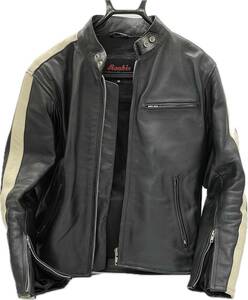 Rookie Leathers ルーキー レザー ライダース プロテクター ジャケット サイズM