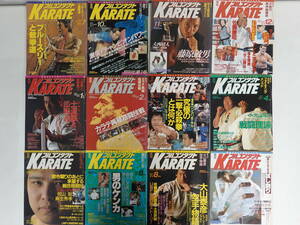 9901フルコンタクトKARATE22冊セット 1987年～2000年 ブルース・リー 截拳道 大山茂 中村忠 石井和義 芦原カラテ 藤原敏男 アントニオ猪木