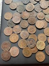 半銭 日本 古銭 コイン 硬貨 貨幣 銅貨 まとめセット 明治 近代銭 日本古銭 148枚 550ｇ 0.55kg 同梱可_画像2