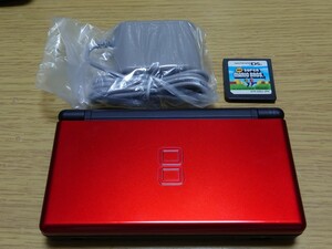 DS Lite ライト 本体 充電器 タッチペン NEWスーパーマリオブラザーズ