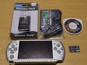 PSP 3000 本体 バッテリー 充電器 メモリースティック ニード・フォー・スピード　