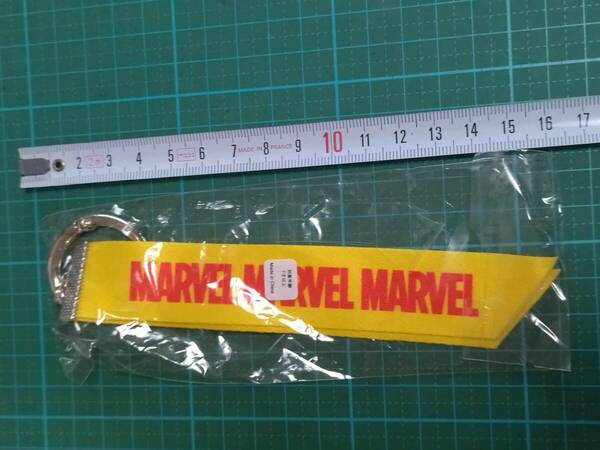 マーベル キーホルダー キーリング リボン ロゴlogo Marvel mascot key chain keyring