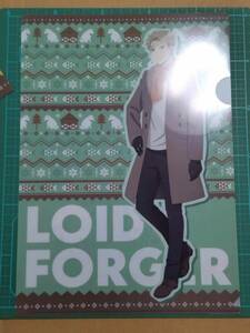 くら寿司 スパイファミリー ロイド クリアファイル A4 Kura Sushi SPY×FAMILY Loid Forger pockets plastic file folder CLEAR FOLDER