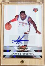 24枚限定 サイン 2010 -11 Panini Threads AMAR'E STOUDEMIRE Auto ( /24) / アマレ スタッドマイアー Autograph NYK_画像5