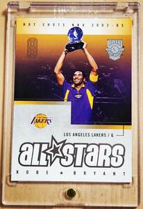 2002 -03 Fleer Hot Shots All Stars MVP KOBE BRYANT / コービー ブライアント 