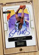 SP サイン 2009 -10 Panini Classics WESLEY WES MATTHEWS Auto RC ( /99) / ウェズリー マシューズ Autograph _画像2