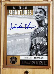 SP サイン 2012 -13 Panini Hall Of Fame Signature ISIAH THOMAS Auto / アイザイア トーマス Autograph