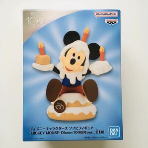 【新品未開封】11 ディズニー ソフビフィギュア ミッキーマウス 100周年 ver. フィギュア Disney Mickey Mouse 100th anniversary Figureの画像1