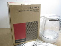 ●Vitantonio ●ビタントニオ ガラスケトル ホワイト VEK-600 Electoric Glass Kettle /ガラス部：SCHOTT DURAN GERMANY●_画像10