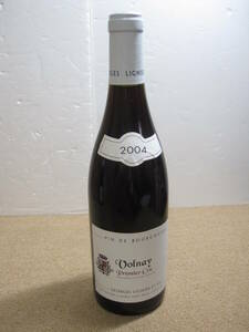 ★1/古酒★Georges Lignier ジョルジュ・リニエ Volnay 1er Cru premier cru 2004 フランス ワイン★現状品