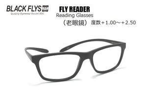 ★ブラックフライ（BLACKFLYS）サングラス 【FLY READER】老眼鏡 BF-4000-US03（度数＋2.00）