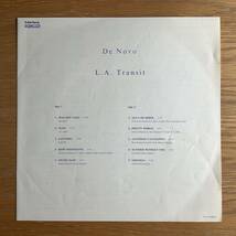 国内企画 L.A. TRANSIT De Novo 国内オリジナル盤 LP 和ジャズ GRACINHA LEPORACE 1986 INTERFACE YF-7119_画像3