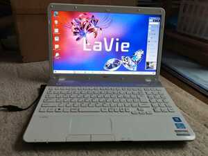 良好・格安◆Win10&Win11のデュアルブ－ト仕様 15.6インチ NEC LaVie LS550/F (i5-2.4GHz) 4GB 750GB 無線lan DVDドライブ office365◆