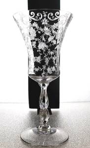 335-A◆検 オールド バカラ グラス ）ケンブリッジ Cambridge　シャンテリィー モデル ワイン ゴブレット◆アンティーク グラス 