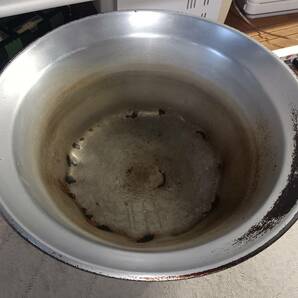業務用 アルミ合金鍋 大鍋 直径 約55cm イベント 炊きだし 重量約3キロ 水漏れ 難アリの画像1