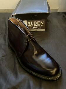 18.92万 67年製 オールデン Alden 新品未使用 デッドストック 1357 コードバン 6D チャッカブーツ 革靴 1339 24.5cm HORWEEN ホーウィン #8