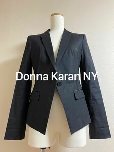 Donna Karan NY 黒ジャケット USA4 クリーニング済 美品 アンタイトル