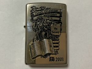 1円〜 ZIPPO Future the goddess who administers it. For the Future AD2001 着火未確認 詳細不明