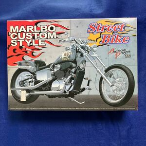 未組立新品 アオシマ 1/12 MARLBO CUSTOM STYLE Street Bike マルボカスタムスタイル ストリートバイクシリーズ　バイク　同梱可能 