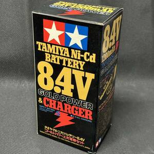 未開封新品【 タミヤ カドニカバッテリー8.4V ゴールドパワーと充電器セット】 TAMIYA Ni-Cd BATTERY 8.4V GOLD POWER & CHARGER