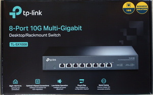 TP-Link TL-SX1008 スイッチングハブ 8ポート 全ポート10G対応