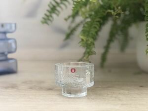 イッタラ iittala KUUSI クーシ キャンドルホルダー ガラス ヴィンテージ もみの木 Jorma Vennola