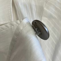 ルスーク　一つボタン サマージャケット　白　36 S テーラードジャケット ウォッシャブル　シワ加工_画像7