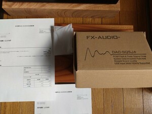 ★高性能DAC FX-AUDIO「DAC-SQ5J+」Burr-Brown PCM1794A搭載 使用僅少(昨年11月21日購入 3か月使用) 新品未使用アダプター付属★