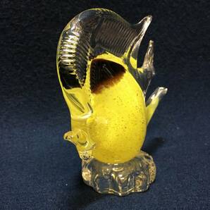 綺麗な感じ 硝子 クリスタル ガラス製品 熱帯魚 魚 黄色 エンゼルフィッシュ 文鎮 ペーパーウエイト 置物 飾り物 オブジェ 珍品 リアル動物の画像9