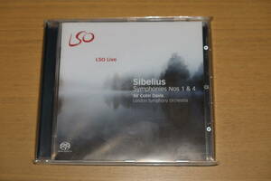 LSO Live SACD マルチチャンネル ハイブリット盤 コリン・デイヴィス シベリウス 交響曲第１、４番 ロンドン交響楽団 LSO0601 新同 送料込