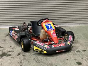 函館発☆最落なし!【テクノ☆レーシングカート】TECNO KART☆SIKSS22 混合 100cc スペアタイヤ付き ※直接引き取りのみ 