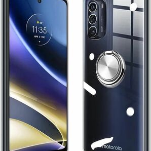 Moto G52j 5G II ケース/moto g52j 5G ケース リング付き クリア