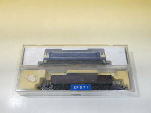 【ジャンク扱い】Nゲージ　KATO　まとめて④電気機関車　EF65　EF57　2点セット　１円スタート【鉄道模型】J2　Ｓ360