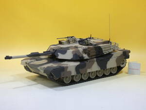 【ミニカー】フランクリンミント 1/24 アメリカ軍 M1A1 Abrams Tank エイブラムス 戦車 迷彩 全長約41cm　1円スタート【ジャンク】A H2444